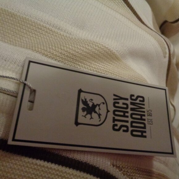 VINTAGE STYLED MENS ZIP UP SWEATER BY STACEY ADAMS NWT 2XL - Picture 3 of 8